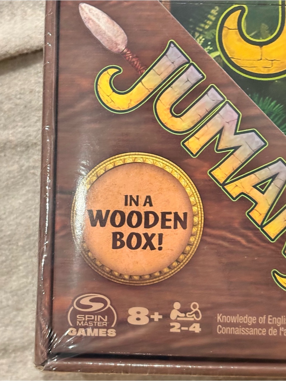 Jumanji Classic Board Game - Brown Edition. New. In wrapper. In Wooden Box - Picture 2 of 11